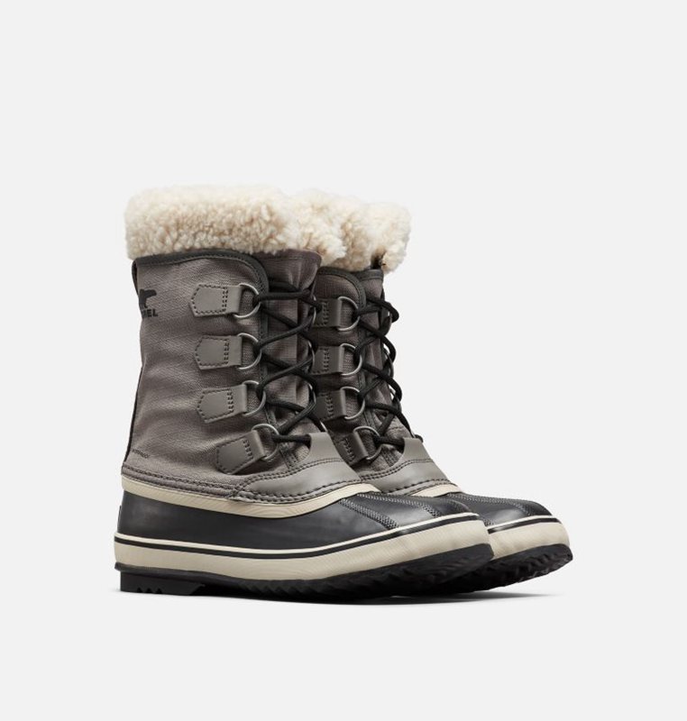 Womens Snow Boots Grey/Black - Sorel Winter Carnival™ Low - 517892-WXU